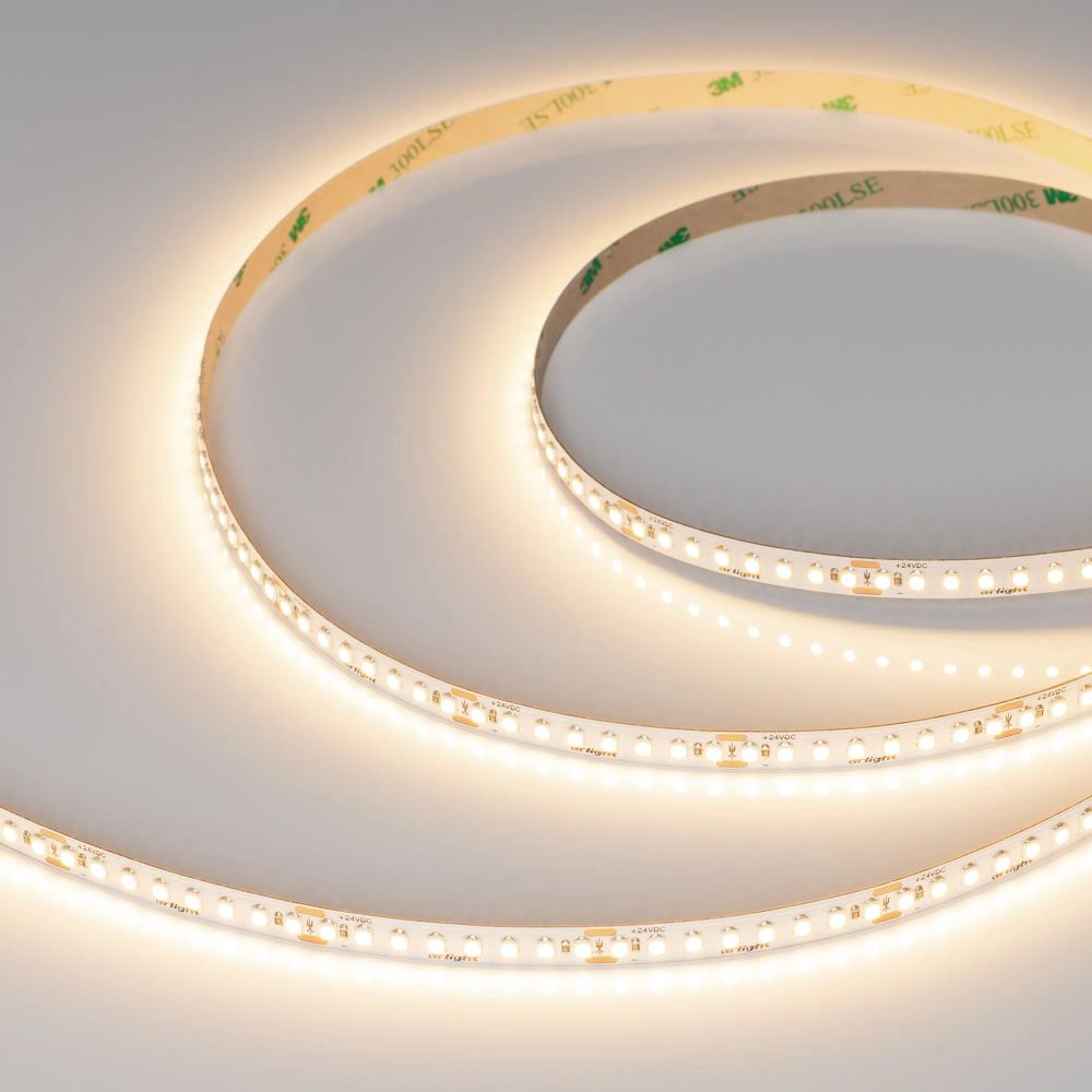 Светодиодная лента UL-A176-8mm 24V Warm3000 (15 W/m, IP20, 5m) (Arlight, 7 лет) 048134