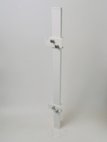 А11.12(ст.30*10) Кронштейн напольный регулируемый. Крепление за скобы на задней панели радиатора