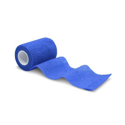 Бинт VitaVet CARE самофиксирующийся, синий, 7,5 см х 4,5 м