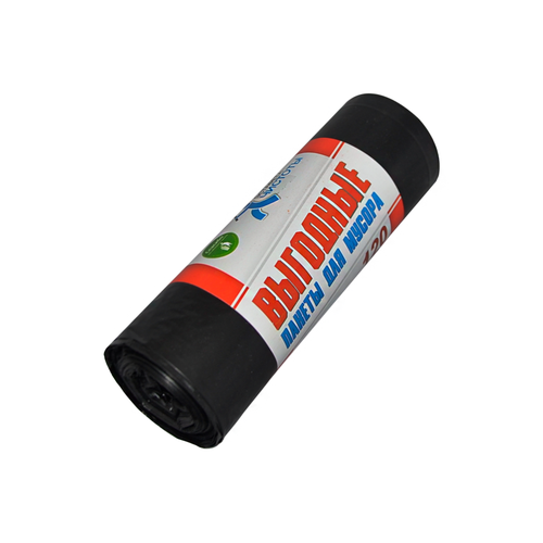 Мешки д/мусора ПВД 120 л 30 мкм 10 шт рулон/20