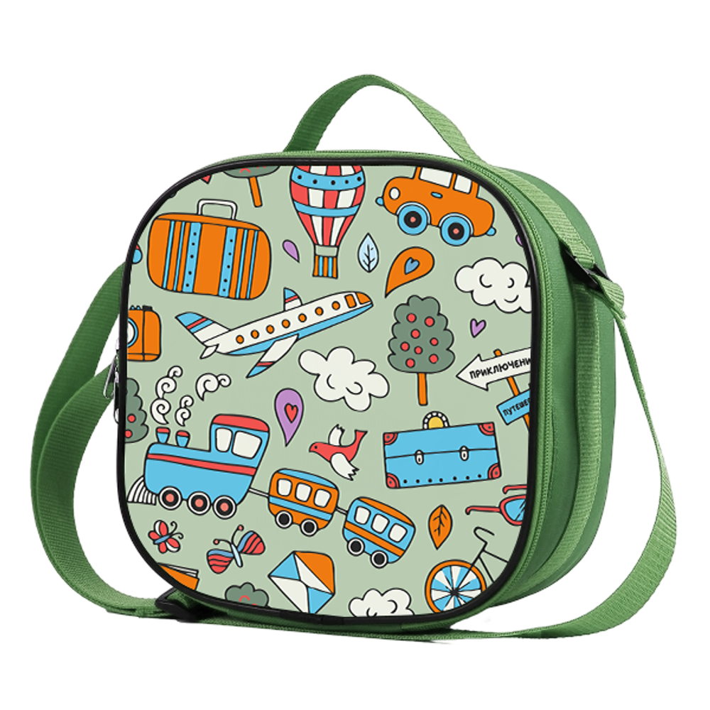 Термосумка В отпуск! (оливковый)