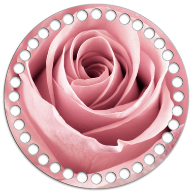 Донышко 15 см. Роза