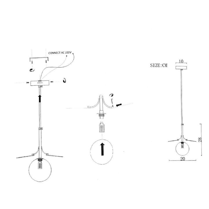 Подвесной светильник Imperium Loft Matisse 191914-26