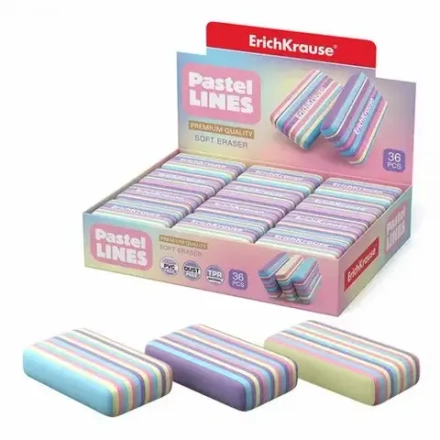 Ластик мягкий ErichKrause Pastel 56039