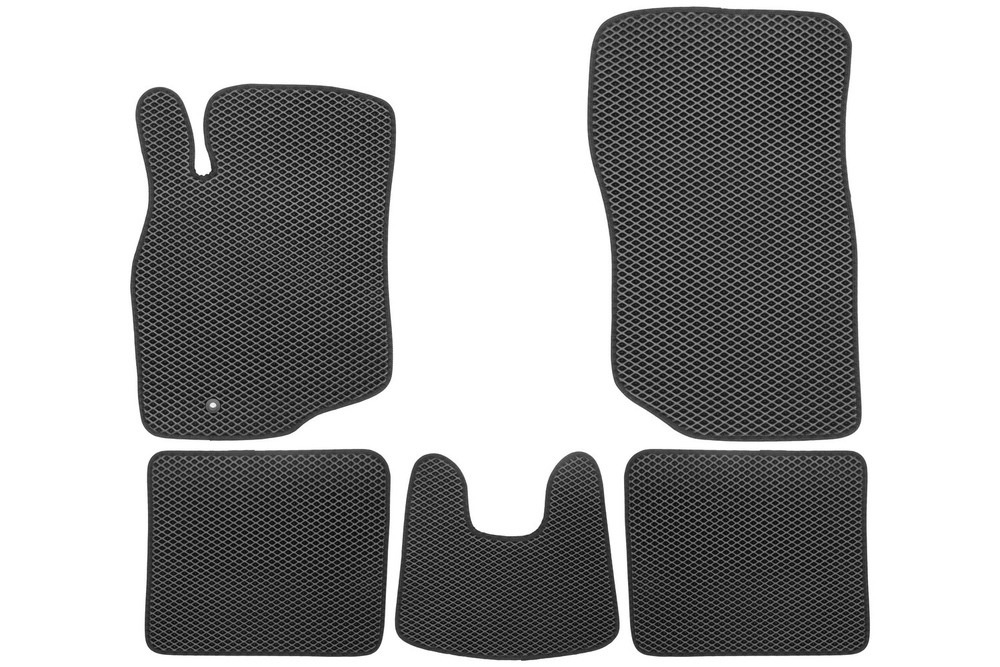 Коврики в салон EVA для MITSUBISHI Lancer (IX, IXr), 2000-2010 (черная окантовка), 5шт. арт.EVA.B.0503500322110K