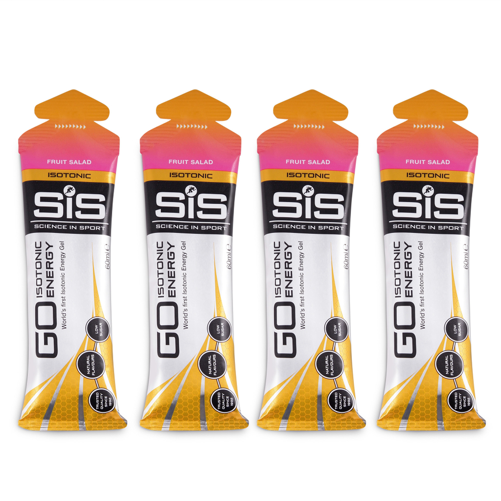 Гель энергетический SIS Go Isotonic Gel, Фруктовый салат, 60мл 4шт
