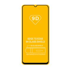 Защитное стекло 9H полный клей Full Glue для Huawei Y8P (Черная рамка)