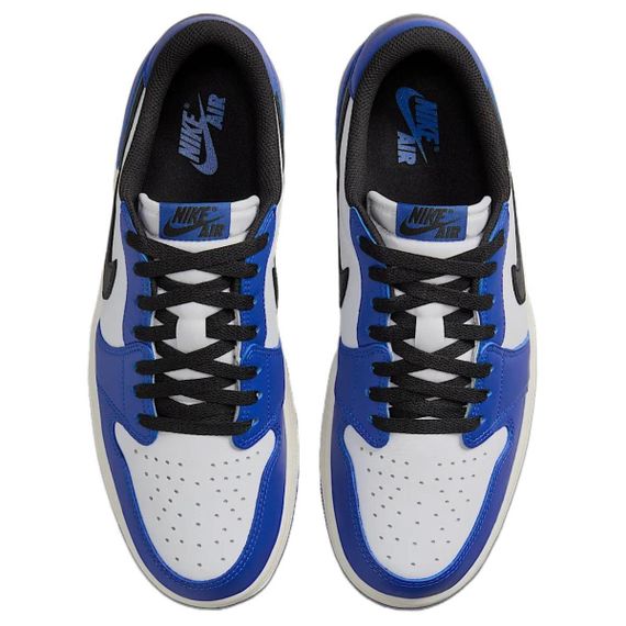 Jordan Air Jordan 1 Винтажные баскетбольные кроссовки Low Top Синий Белый Черный Унисекс