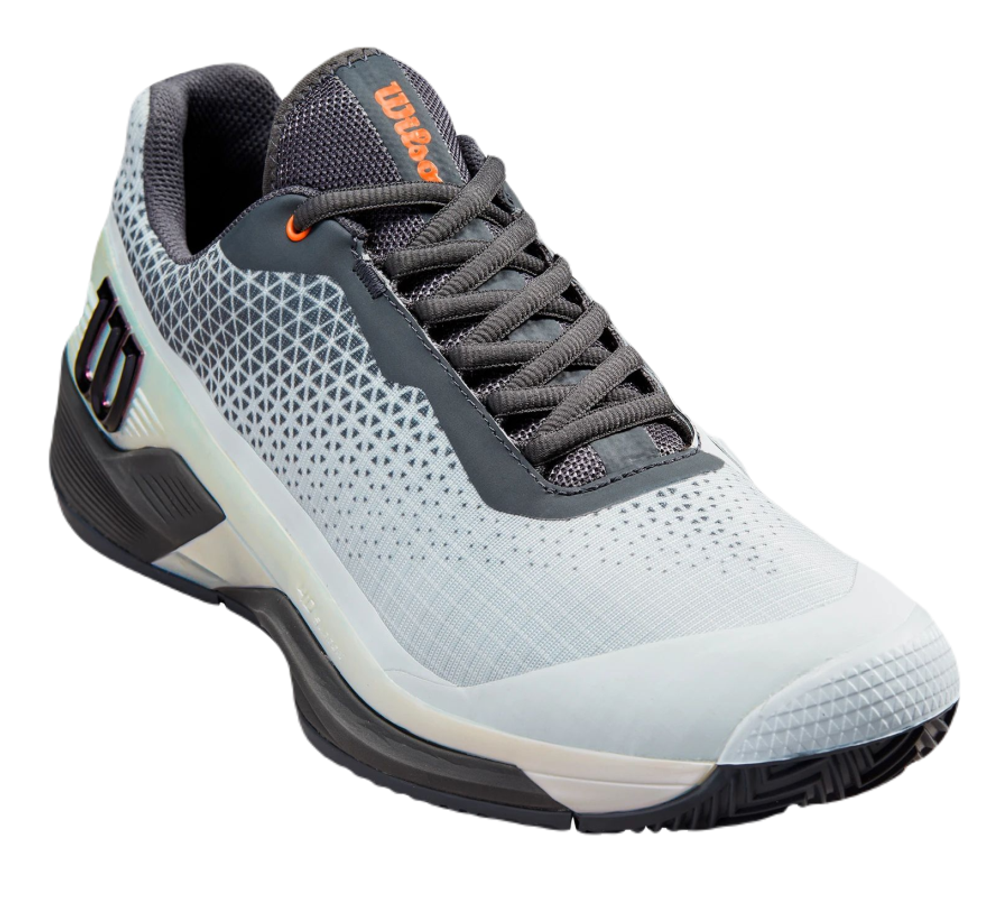 Теннисные кроссовки Wilson Rush Pro 4.0 Shift Clay - ballad blue/ebony/orange - Black Multikolor Blue Orange
