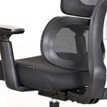 Кресло BRABIX PREMIUM "Veyron ER-703", адаптивный механизм, регулируемый подголовник, сетка/ткань, черное, 532966