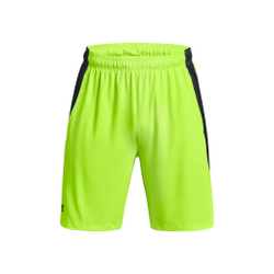 Мужские теннисные шорты Under Armour Tech Vent Shorts Men - Lime, Black