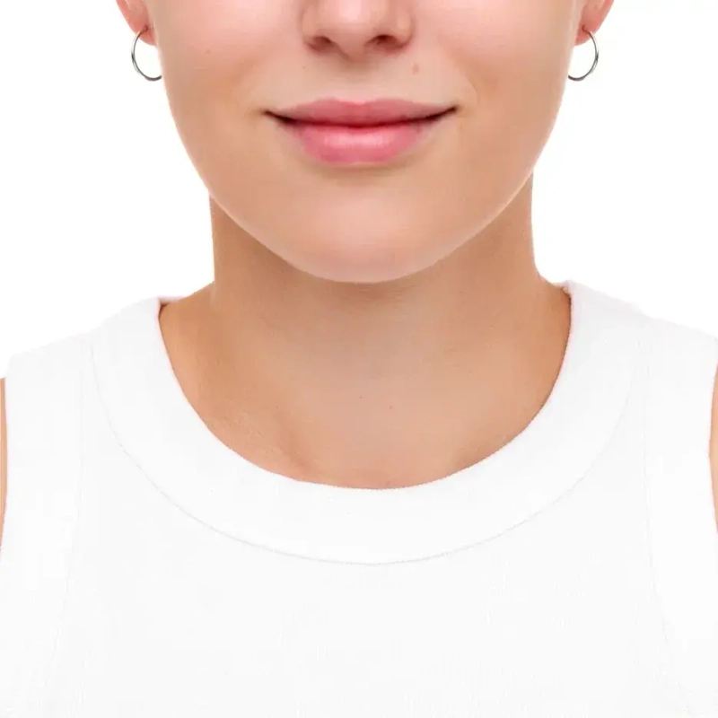 Серьги Серебряное Конго – 12 мм