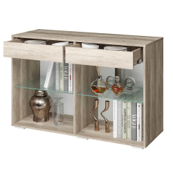 Комод Наоми КМ-10, Дуб каньон/Графит нубук