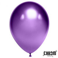 Шар 5" хром Фиолетовый, (Зеркальные шары) / Purple К