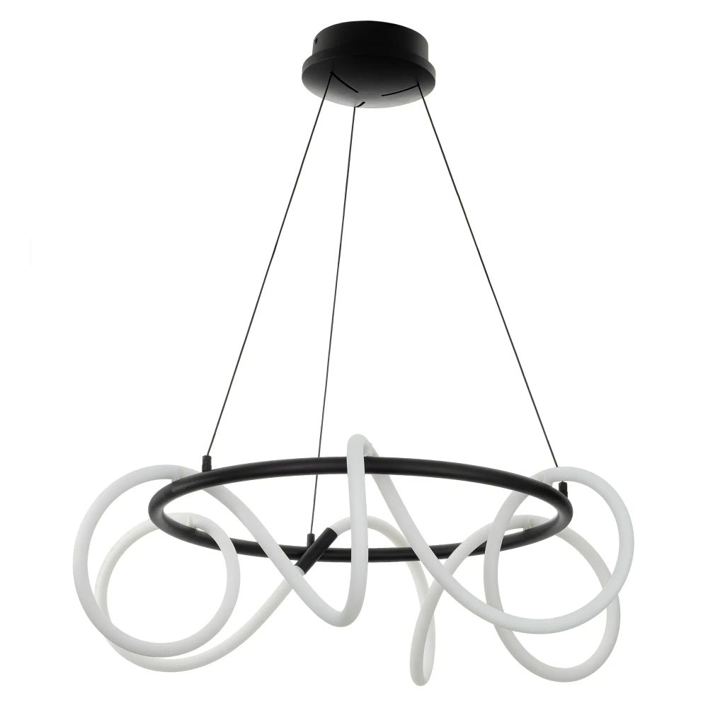 Citilux PYTHON CL220261 Люстра подвесная с пультом Чёрная