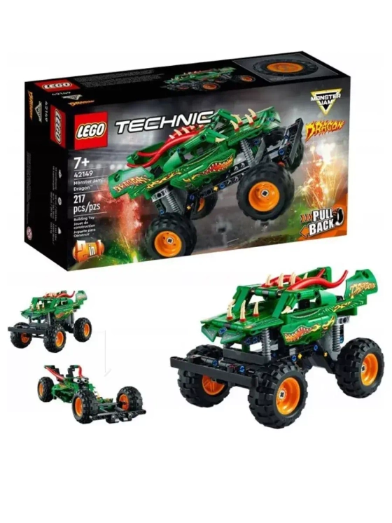 Лего Техник Monster Jam Дракон 42149 Technic