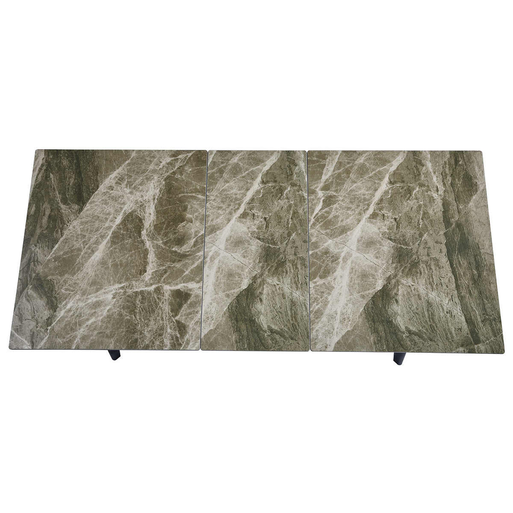 Стол керамический LA ALTA SEVILLE Italy grey 140-180*80*76, каркас черный