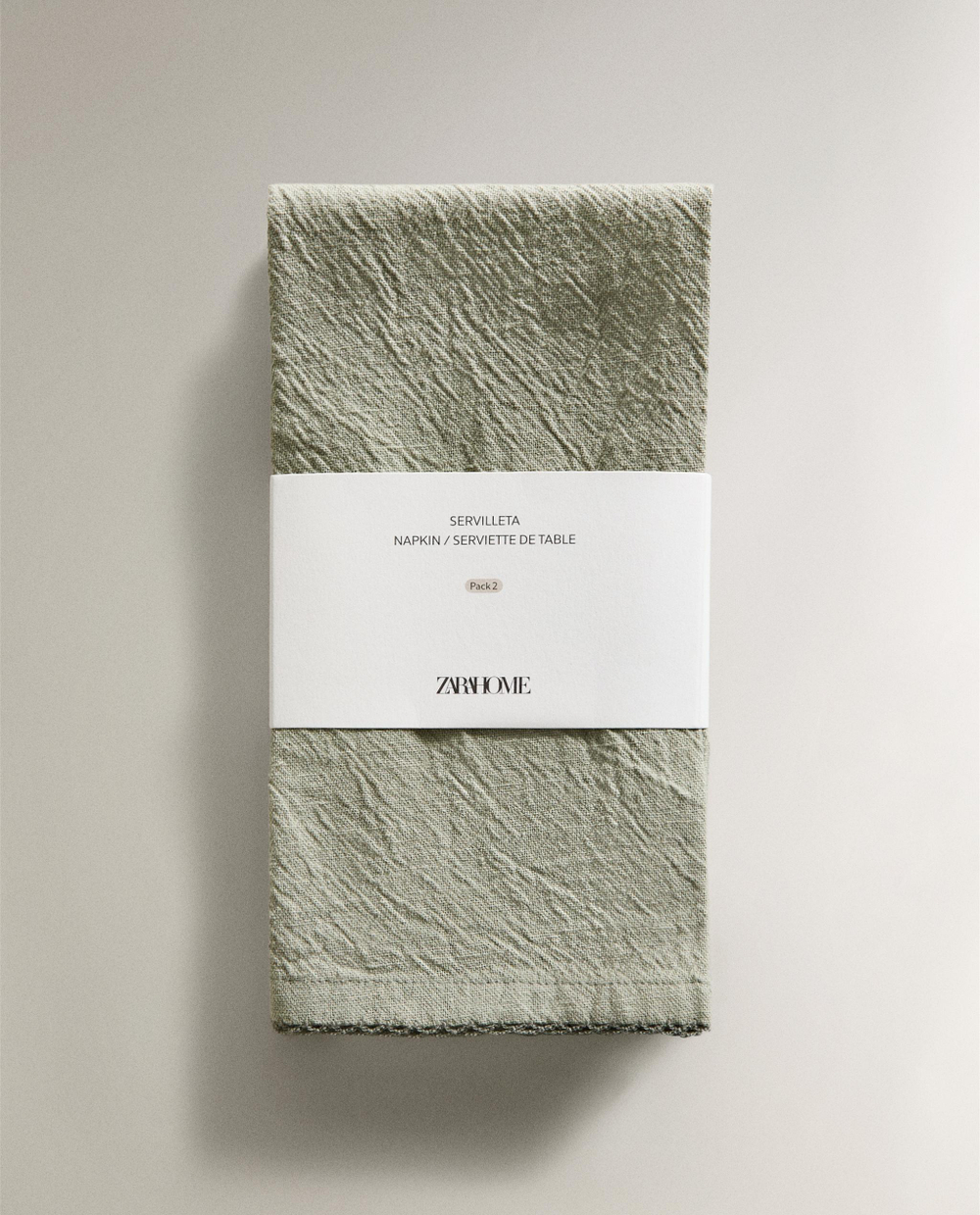 Zara Home столовая салфетка из хлопка, 45 45 см (комплект 2 шт.) · 2276/022