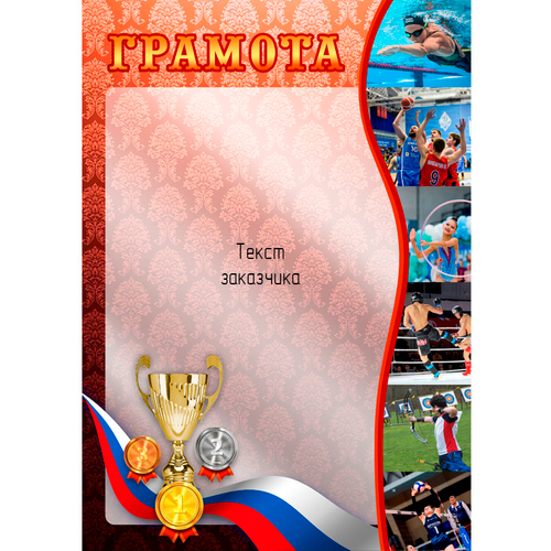 Грамота PNDiploma-077 с текстом