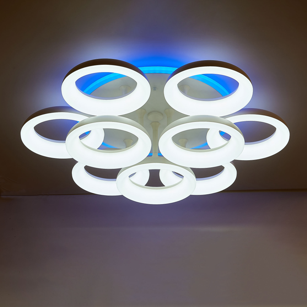 Citilux Паркер Смарт CL225A190E RGB Умная люстра Белая