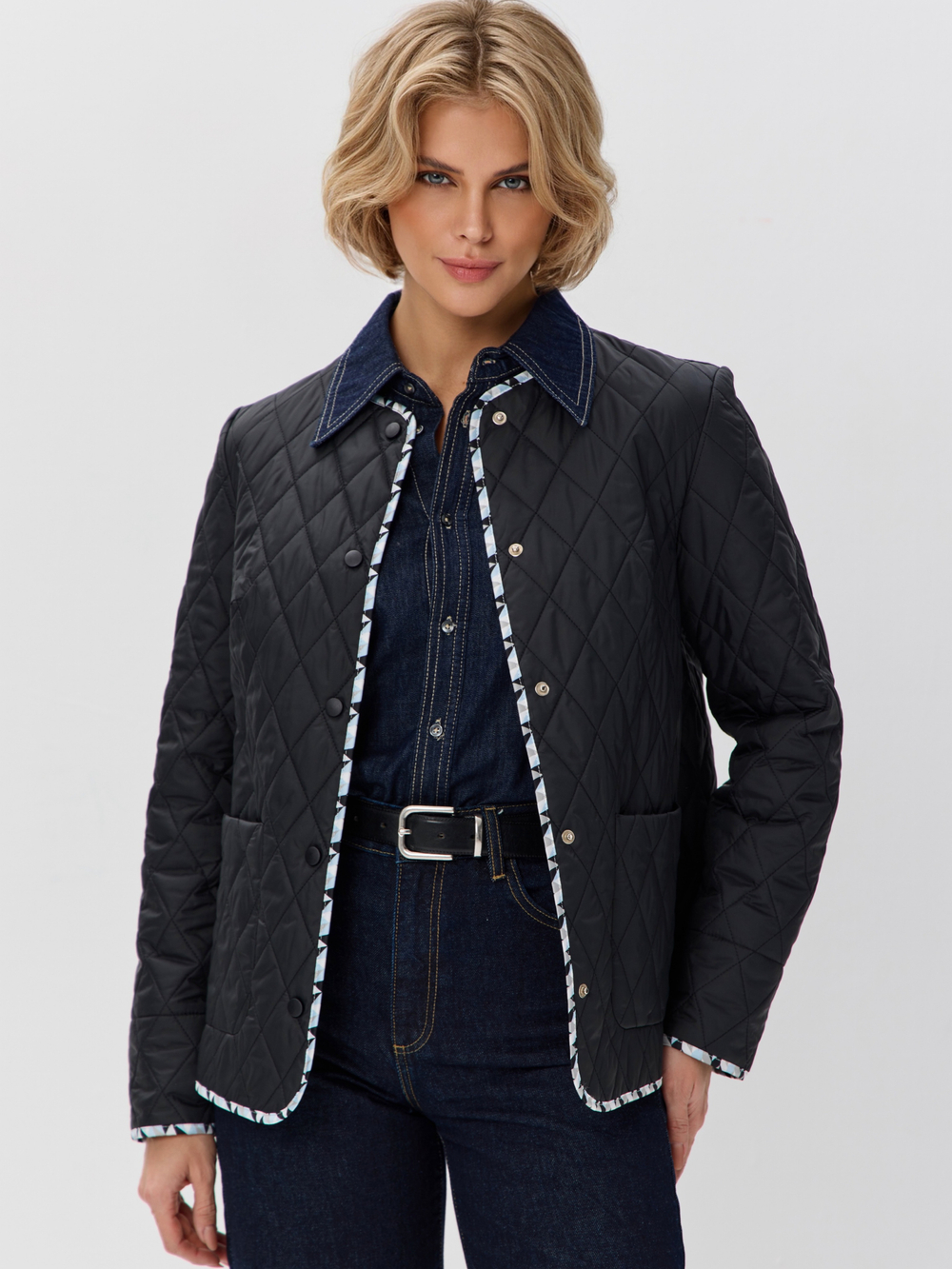 Куртка-жакет стеганая шанель на кнопках