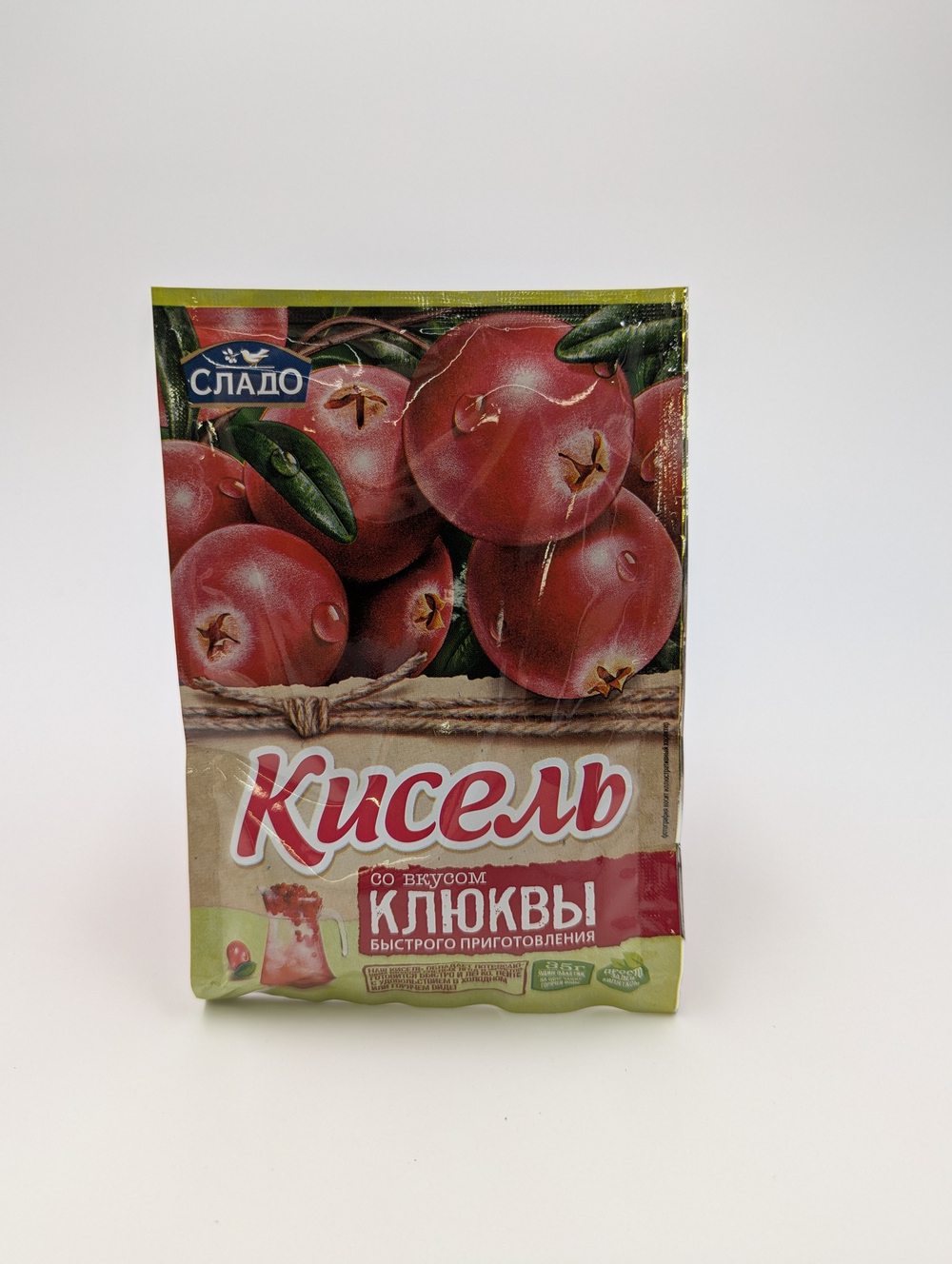 Кисель моментальный КЛЮКВА