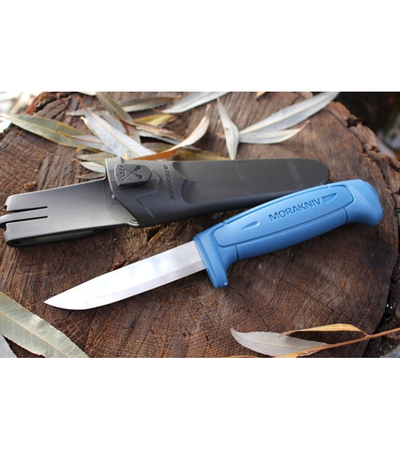 Нож Morakniv Basic 546, нержавеющая сталь, синий, 12241