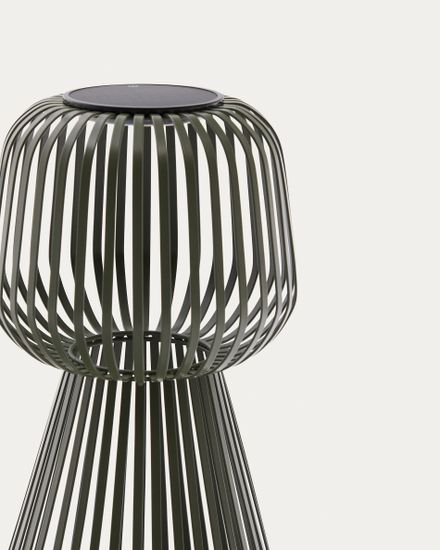 Настольная лампа Reiba металл зеленого цвета на солнечной батарее