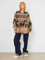 Рубашка Kefirmaykifer Оверсайз Этно скандинавия