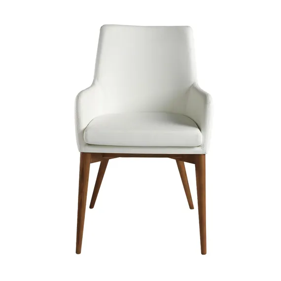 Белый стул из экокожи модель 4006