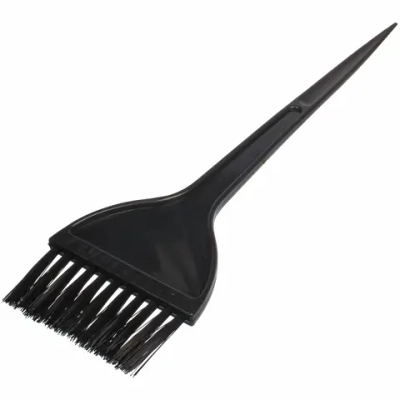 Кисть для окрашивания волос, широкая, 21 х 6 см, цвет чёрный