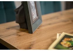 Стол раскладной Лота Лофт 120(160)х75х75 25 мм дуб делано темный / матовый черный