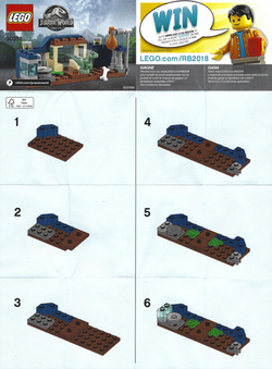 LEGO Jurassic World: Игровая площадка малыша Велоцираптора 30382 — Baby Velociraptor Playpen polybag — Лего Мир Юрского периода