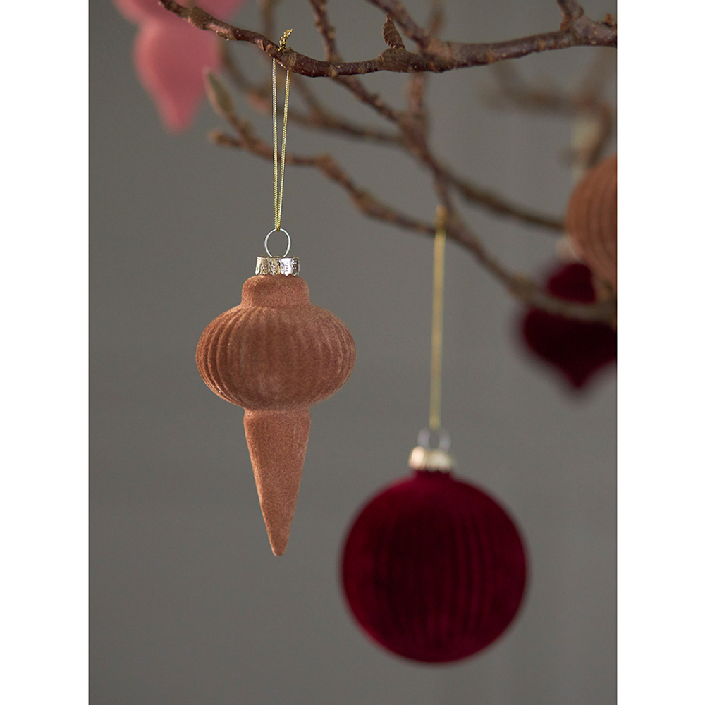 Набор ёлочных украшений velvet mood из коллекции new year essential, 6 шт.