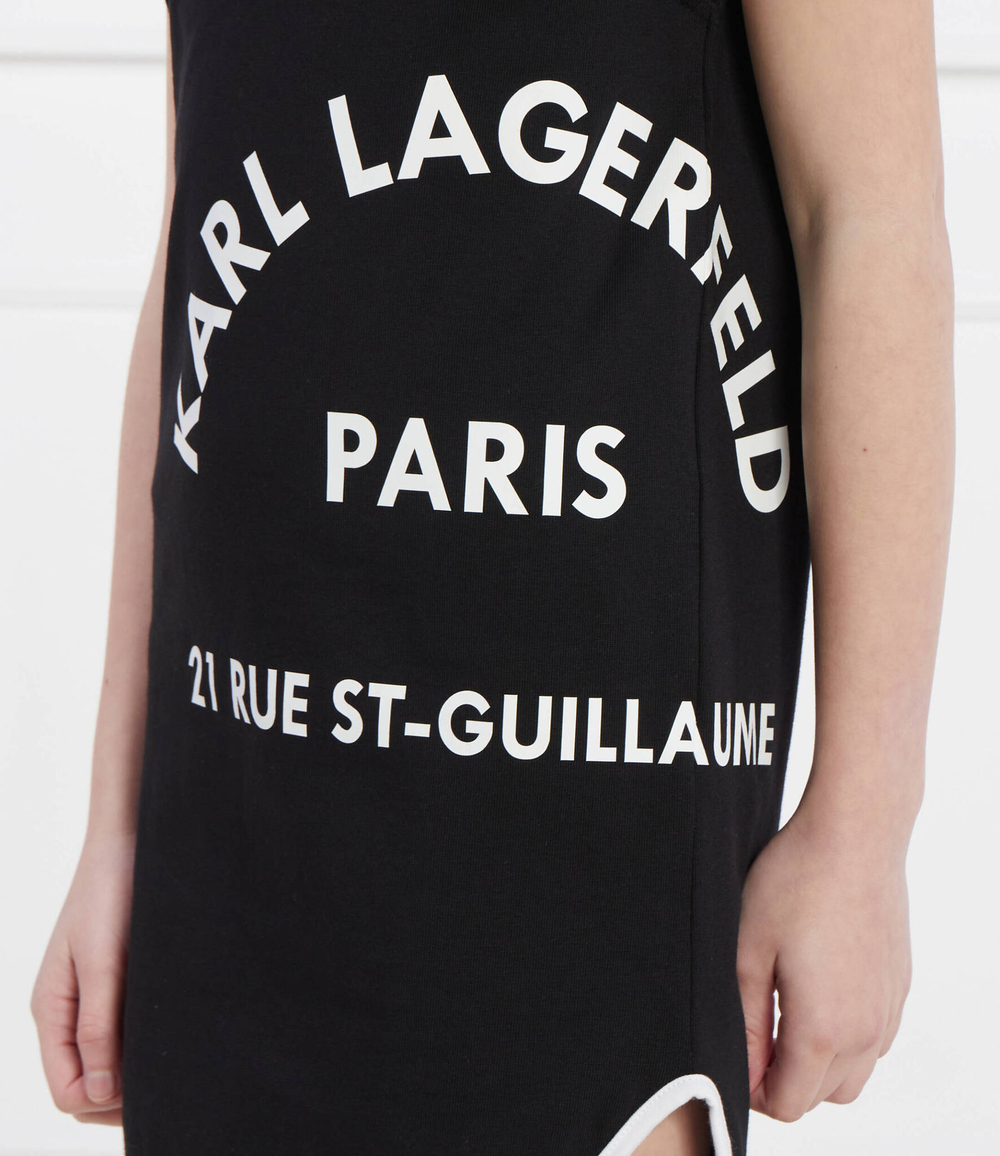 Платье Karl Lagerfeld Kids - черный(Z30074)