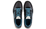 EMPORIO ARMANI Armani mesh lace-up logo low-cut sports casual shoes men's blue-gray