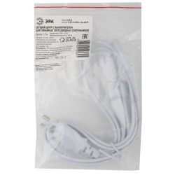 Сетевой шнур ЭРА LLED-A-CABLE-1.5m-SW-W c выключателем разъем C7 длина 1500мм для LLED-01, 02 и аналогов.