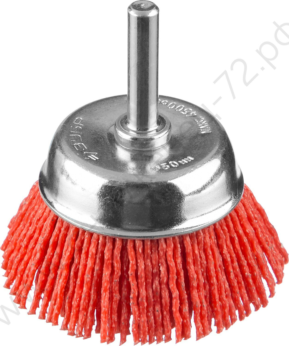ЗУБР 50 мм, нейлоновая проволока, Щетка чашечная, Профессионал (35165-050)