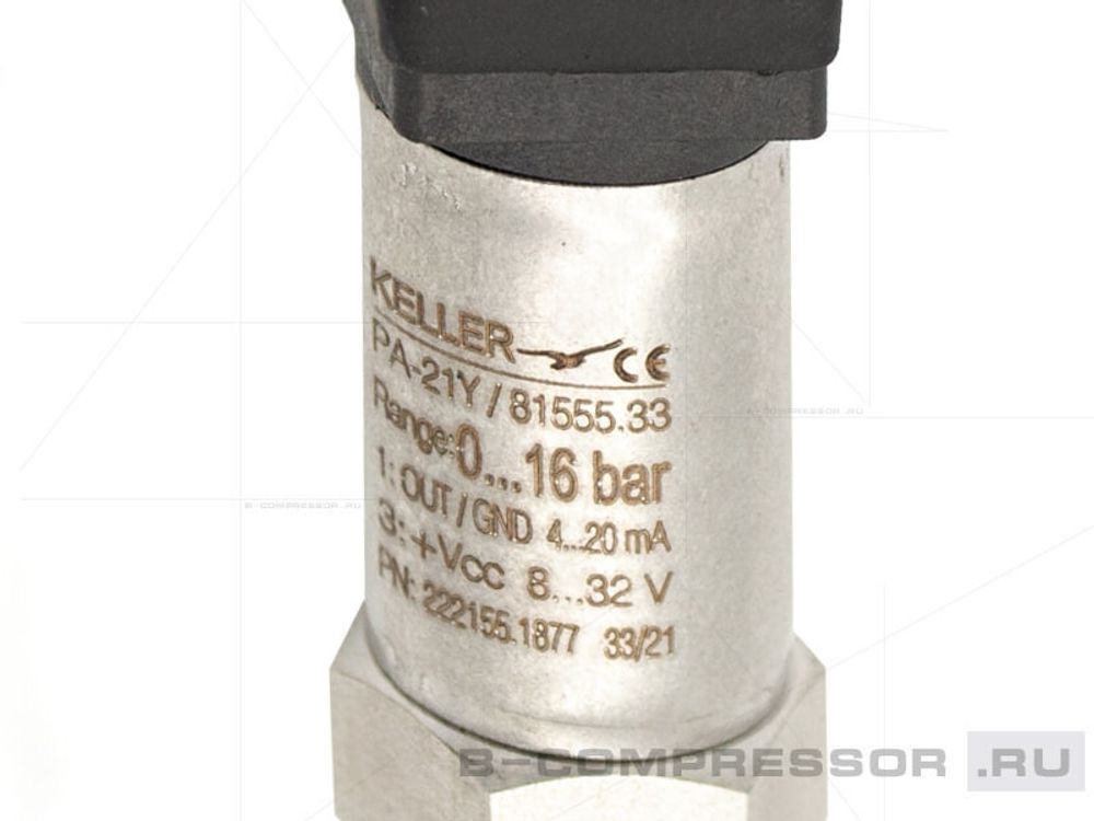 Датчик давления винтового компрессора PA-21Y (0-16атм) G 1/8