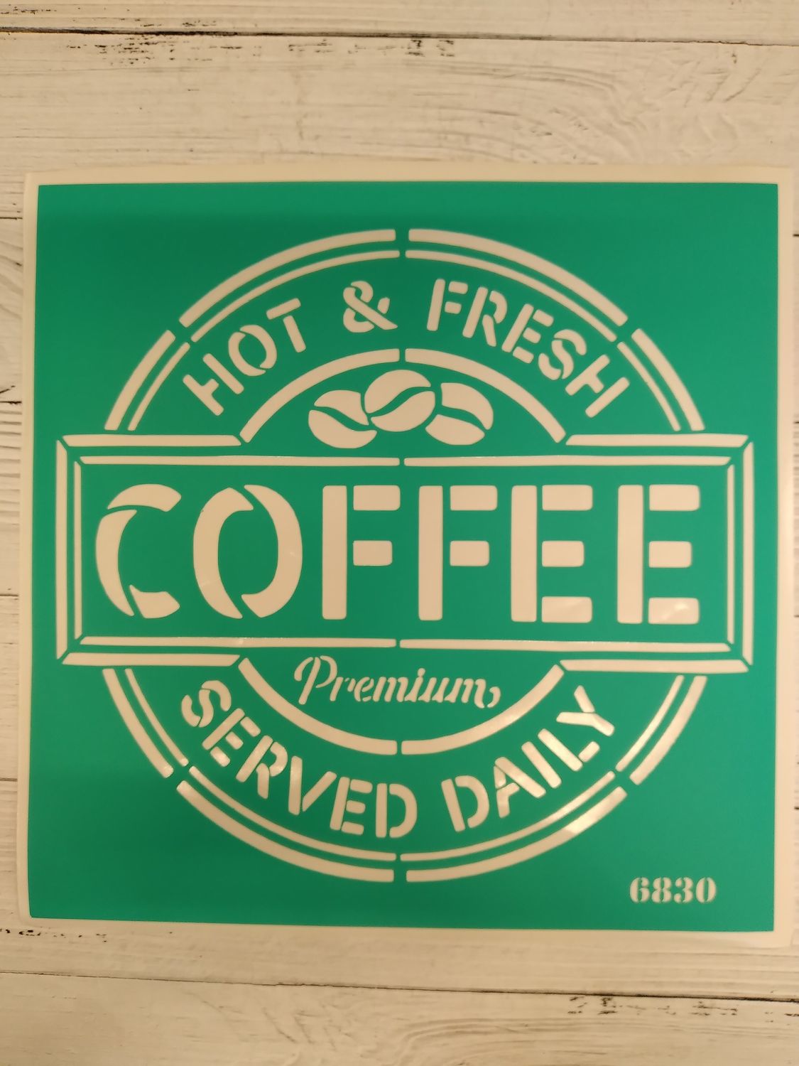 трафарет на клеевой основе,6830, 20*20см