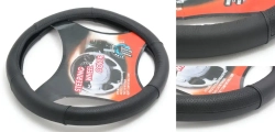 Чехол руля кожа H-8519-M (black) (2) KING H-8519-M