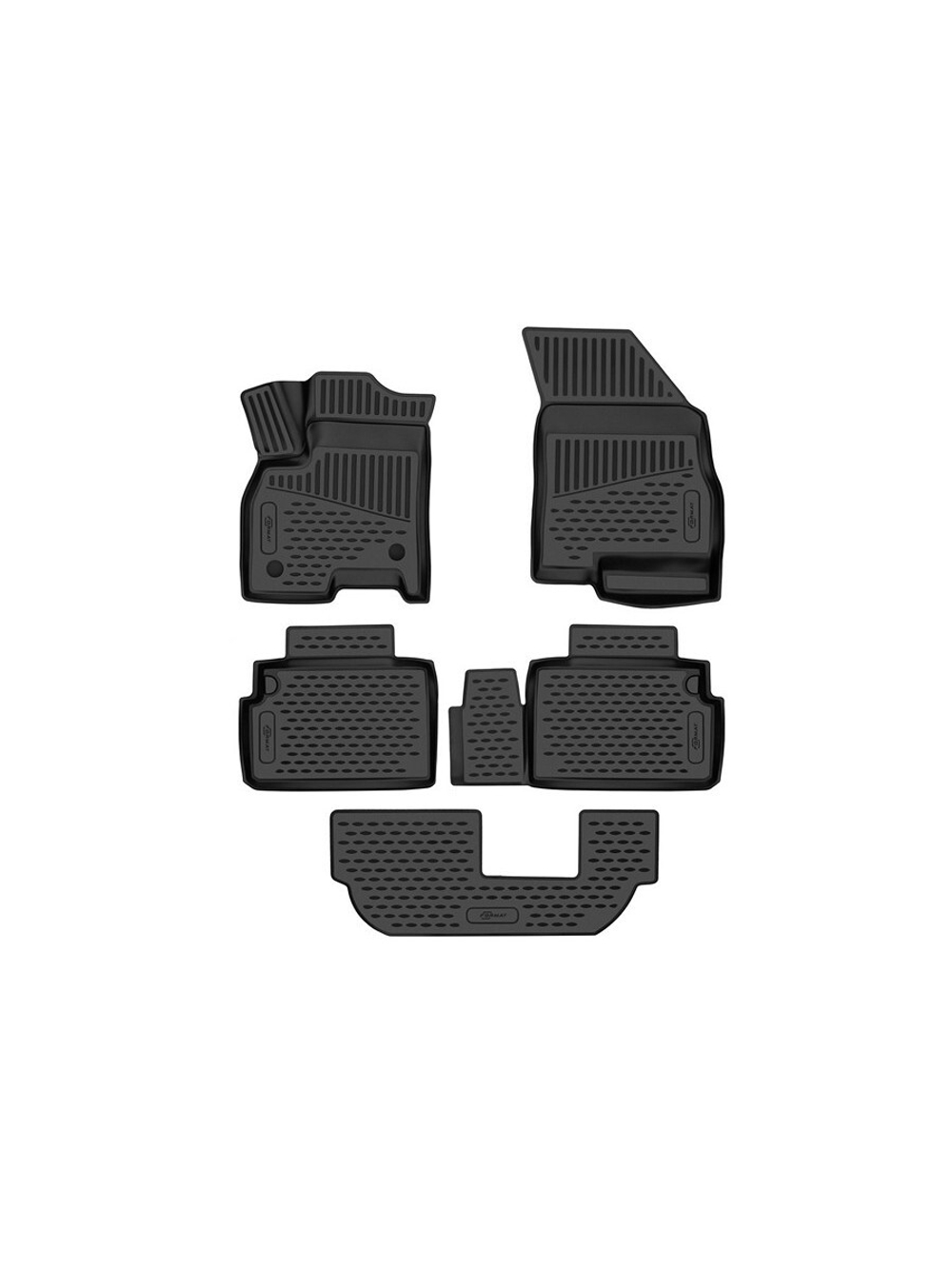 Коврики в салон для CHERY Tiggo 8 Pro, 2021- FORMAT.3DA0N198210K