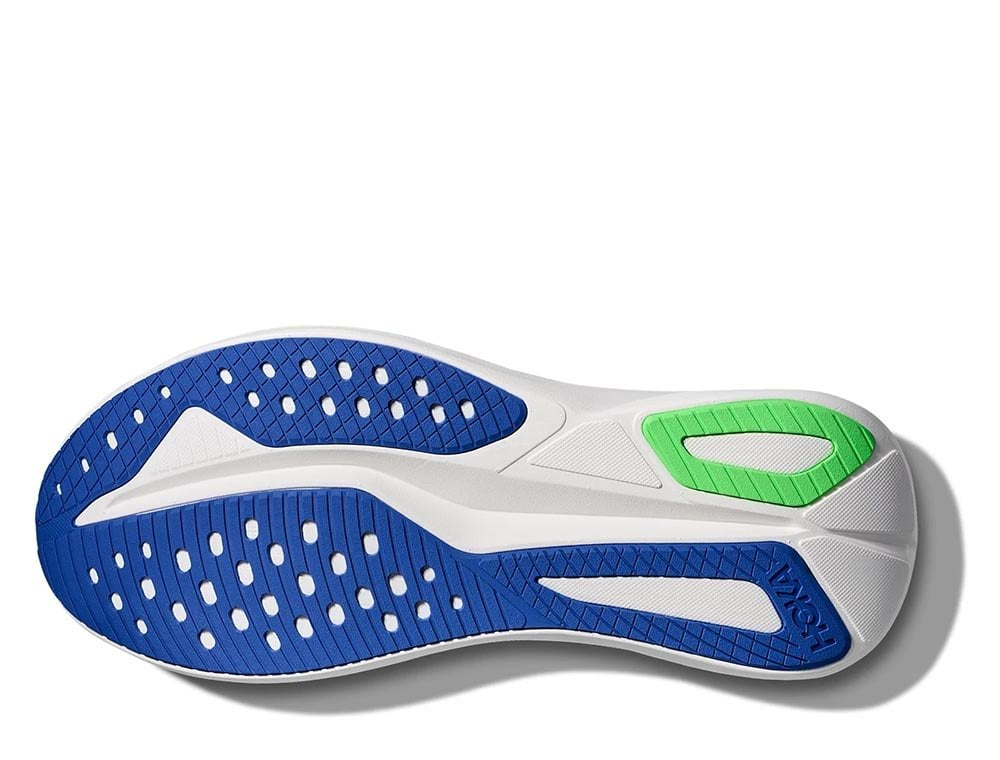 Мужские беговые кроссовки Hoka Mach 7 M Сине-Зеленый