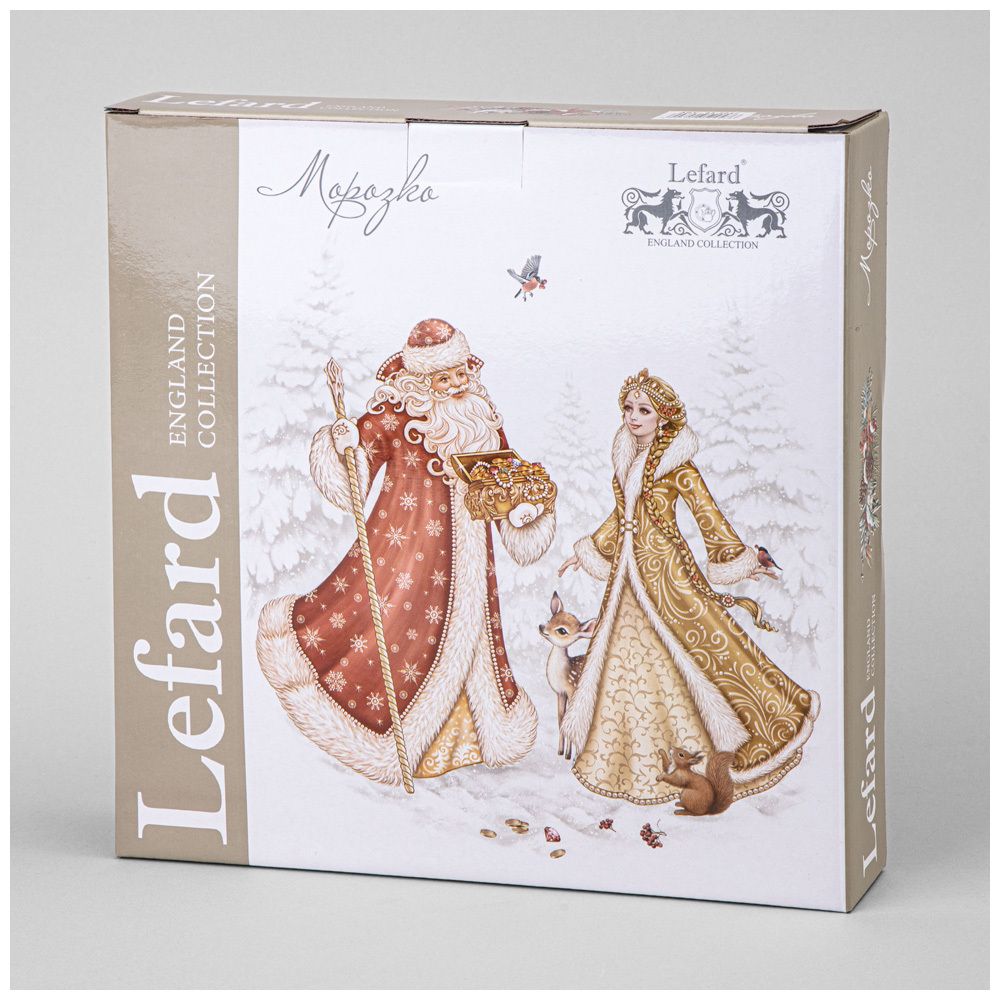 ТАРЕЛКА ЗАКУСОЧНАЯ LEFARD "МОРОЗКО" 20,5 СМ (КОР=18ШТ.)