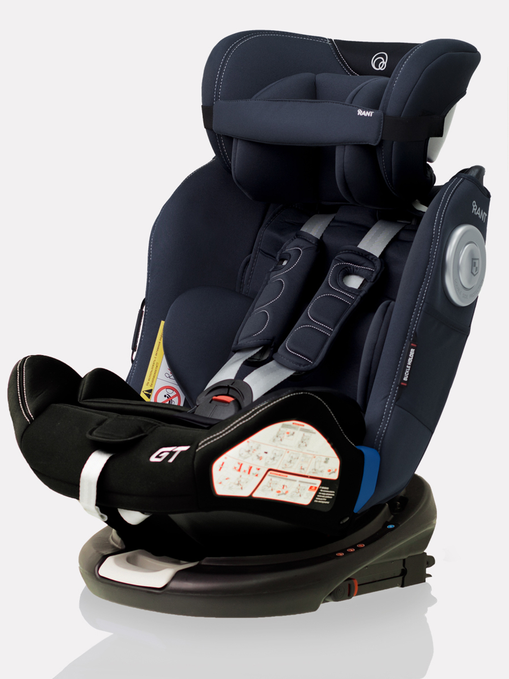 Автокресло C05001 "GT NEW" isofix Top Tether группа 0+-1-2-3  (0-36 кг) techno