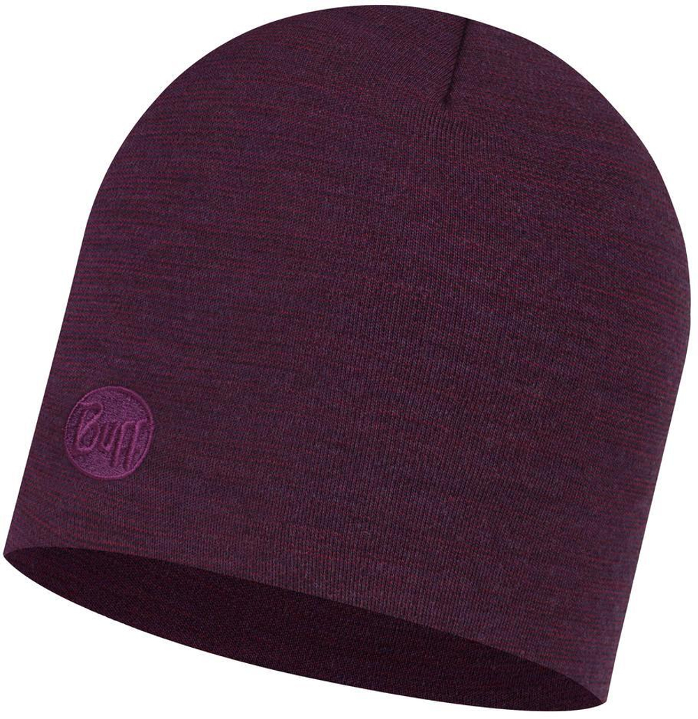 Шапка Buff Heavyweight Merino Wool Hat Purplish Multi Stripes