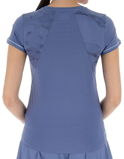 Женская теннисная футболка Lotto Tech W II D1 - небесный