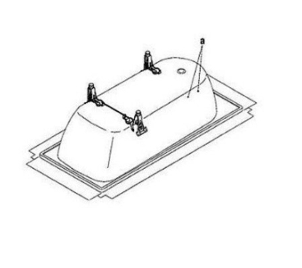 Коллекция Saniform Plus /Германия/ Kaldewei, сталь в комплекте с ножками