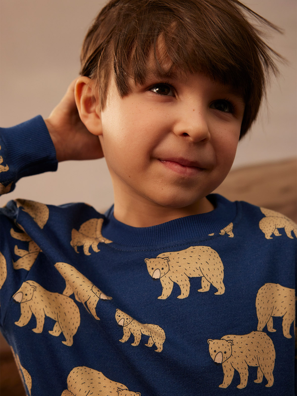 Утеплённый свитшот Mjölk Бурые мишки