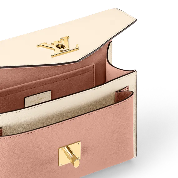 Сумка Louis Vuitton Mylockme Chain светло-розовый